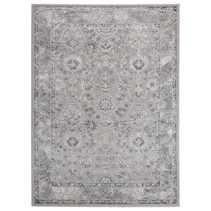 Cascades Shasta Grey 5 ft. 3 in. x 7 ft. 2 in. Area Rug