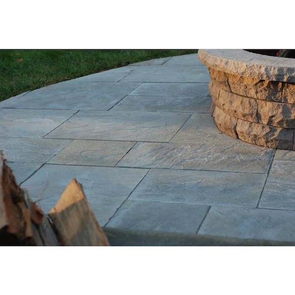 Yorkstone 24 in. x 24 in. Gray Variegated Concrete Paver (22-Pieces/88 sq. ft./Pallet)