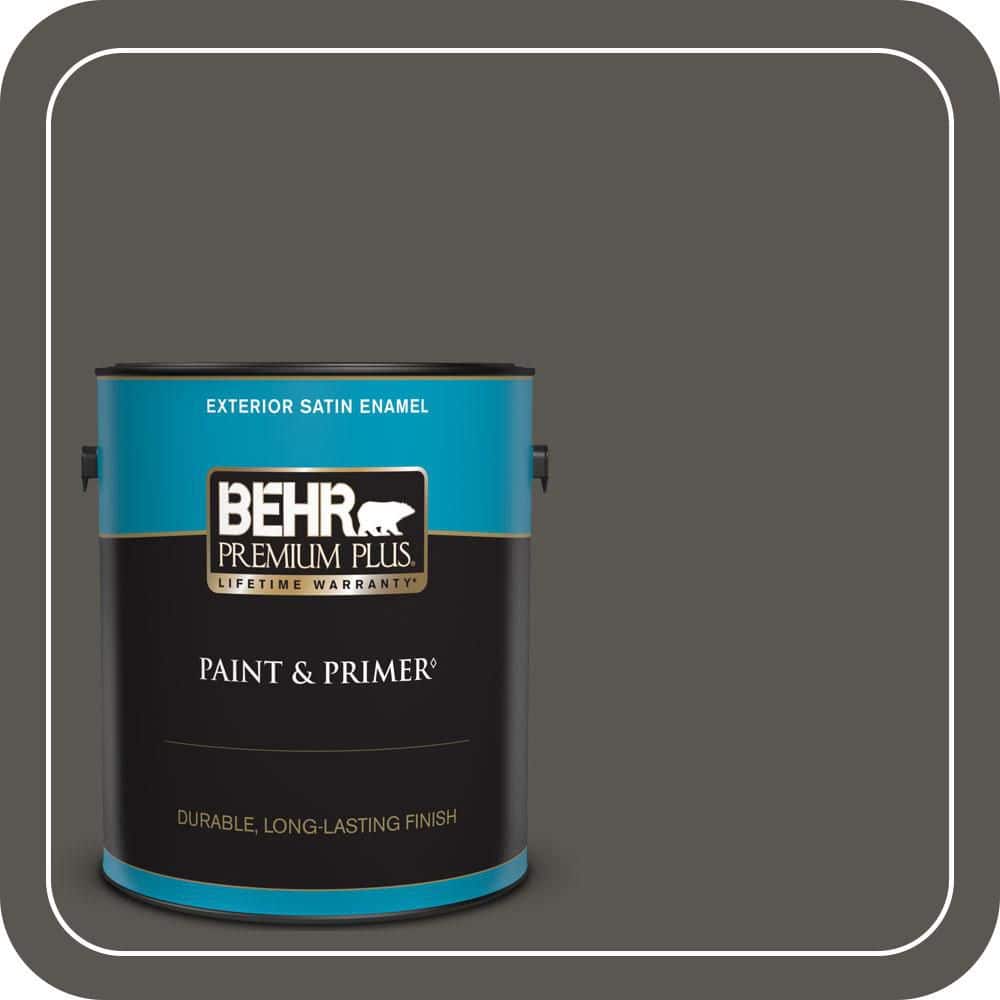 1 gal. #BXC-17 Dominant Gray Satin Enamel Exterior Paint & Primer price history on PriceWatchPro
