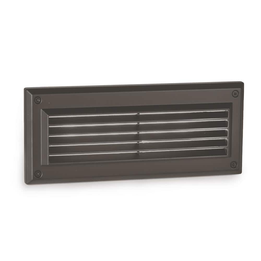 Architectural Bronze LED Outdoor Wall Light with Clear Glass