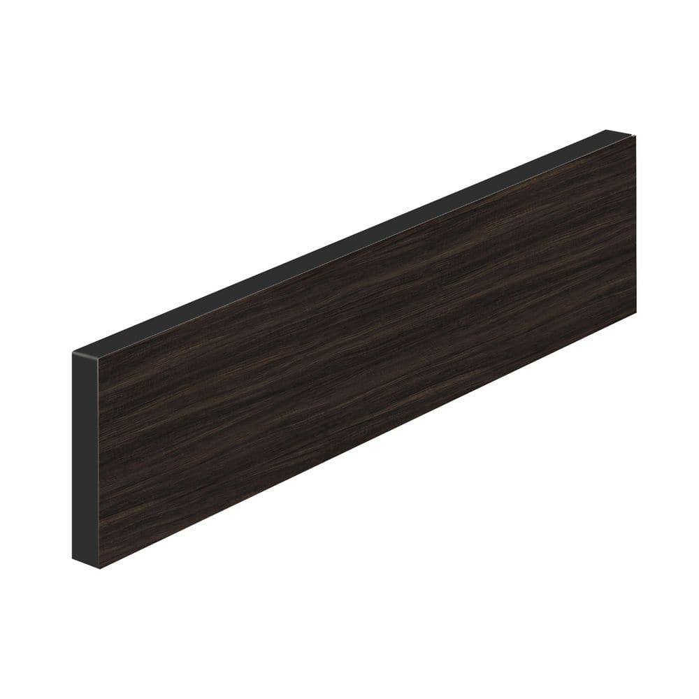 24.5 in. D L x 4 in. D Engineered Composite Countertop Sidesplash in Espresso Etimoe with Luster Finish price history on PriceWatchPro