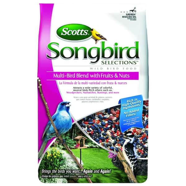 Scotts 5 lb. MultiBird Blend Seed with Fruits and Nuts 1022690 The