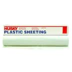 HUSKY 12 ft. x 100 ft. 4 mil Flame Retardant Plastic Sheeting-CFFR0412 ...