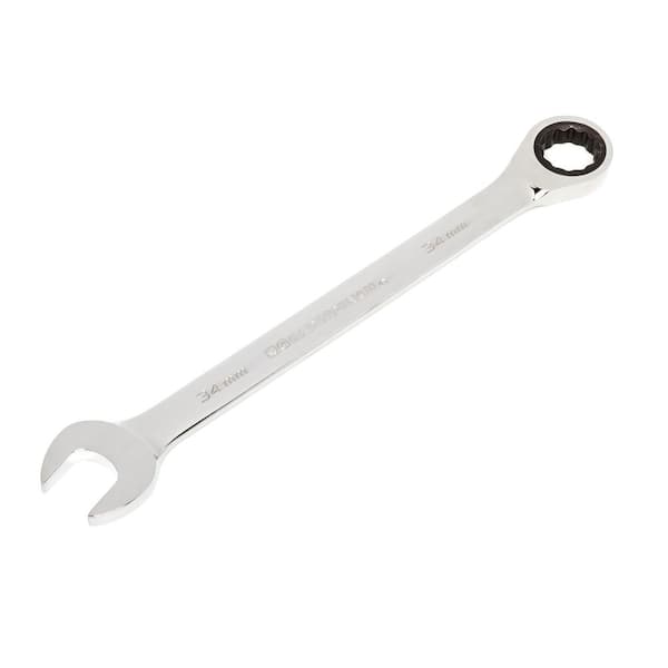 GEARWRENCH 34 mm Metric 72-Tooth Combination Ratcheting Wrench