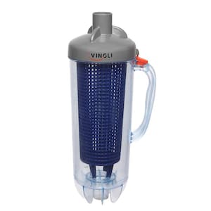 Leaf Canister with Plastic Mesh Basket Leaf Trap for Automatic Pool Vacuum Cleaner Sweeper