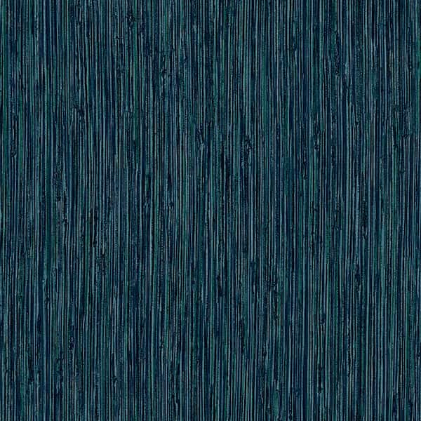 Graham & Brown Grasscloth Texture Teal Wallpaper