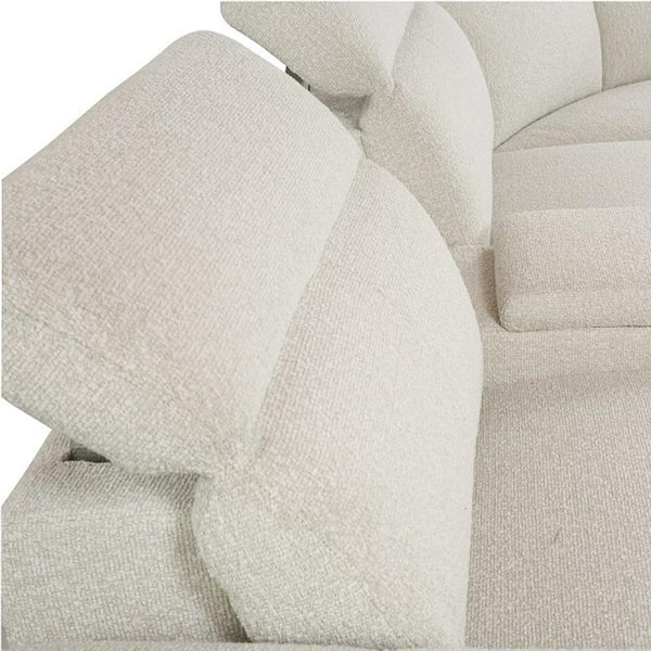 Acme Furniture Dayana 122 in. Pillow Top Arm Chenille L