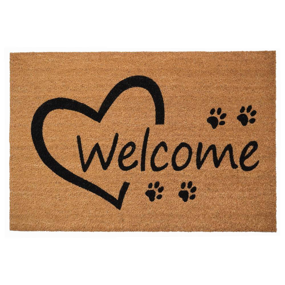 "Open Heart Paws Doormat, 30"" x 48""" price history on PriceWatchPro
