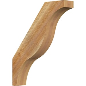 4''W x 20''D x 24''H Funston Rough Sawn Knee Brace, Western Red Cedar