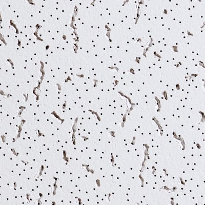 2 ft. x 4 ft. Fifth Avenue White Square Edge Lay-In Ceiling Tile, Case of 8 (64 sq. ft.)
