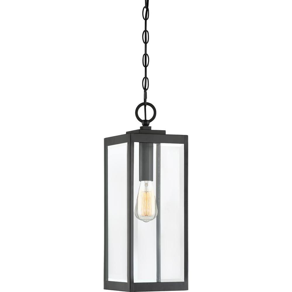 Westover 1-Light Black Outdoor Pendant Light price history on PriceWatchPro