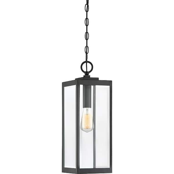 Quoizel Westover 1-Light Black Outdoor Pendant Light