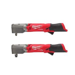 M12 FUEL 12V Lithium-Ion Brushless Cordless 3/8 in. and 1/2 in. Right Angle Impact Wrenches Set (2-Tool)