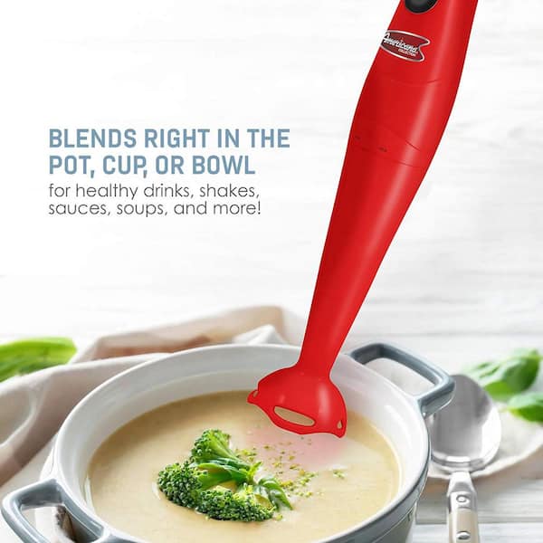 Elite Hand Blender with Detachable Wand Red