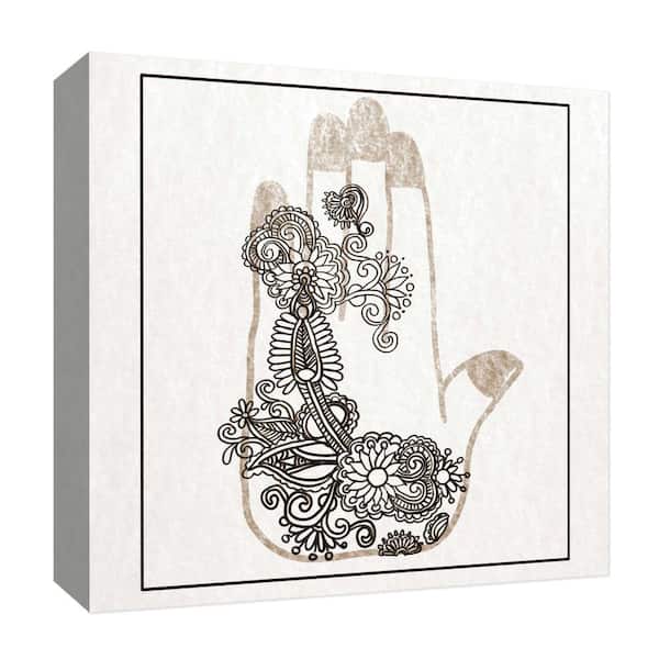PTM Images Winsdom II'' Canvas Abstract Wall Art 15 in. x 15 in.