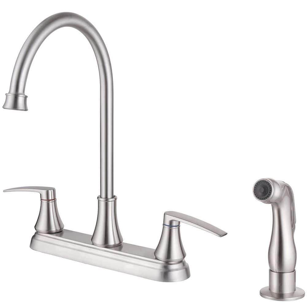 MTTCLE 2-Handles Deck Mount 8 Inch Centerset Standard Kitchen