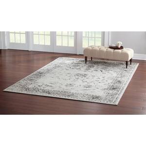 Old Treasures Gray 4 ft. x 6 ft. Area Rug