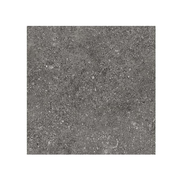 Giorbello (Sample) Ambience Natural Deep Gray 24-in x 24-in Matte Porcelain Stone Look Floor and Wall Tile