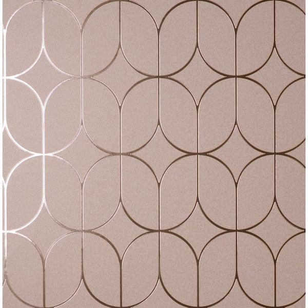 Fine Decor Raye Pink Rosco Trellis Matte Non-Pasted Strippable Wallpaper Sample