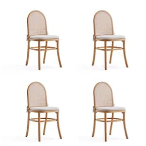 Paragon Cream, Nature and Cane Dining Side Chair 1.0 (Set of 4)