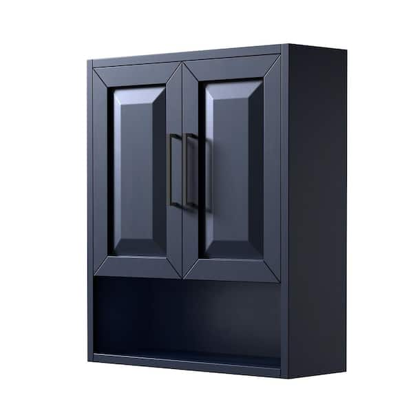 https://images.thdstatic.com/productImages/ba186db7-9a74-4119-a5ec-17df2bdd178d/svn/dark-blue-with-matte-black-trim-wyndham-collection-bathroom-wall-cabinets-wcv2525wcbb-64_600.jpg