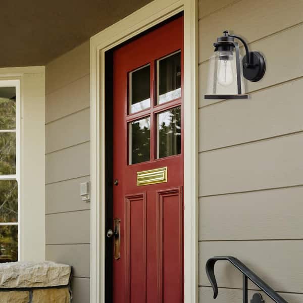 Roth Oil-Rubbed Bronze Farmhouse Indoor/Outdoor 1-Light Wall Sconce