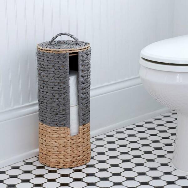 Honey-Can-Do 7-Piece Water Hyacinth Woven Bathroom  - Best Buy