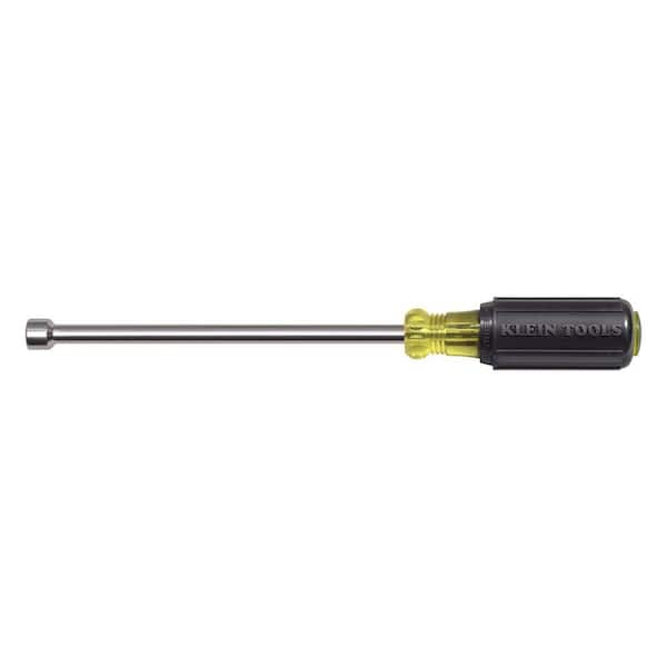 Klein Tools 11/32 in. Nut Driver with 6 in. Hollow Shaft- Cushion Grip Handle