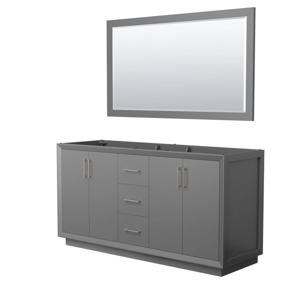 UPC 840193346505 product image for Strada 65.25 in. W x 21.75 in. D x 34.25 in. H Double Bath Vanity Cabinet withou | upcitemdb.com