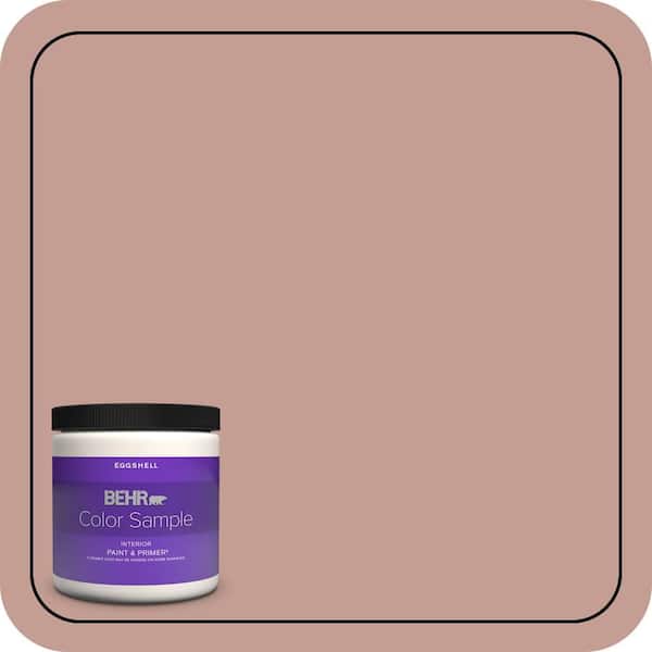 BEHR PREMIUM PLUS 8 oz. #S170-4 Retro Pink Eggshell Enamel Interior Paint & Primer Color Sample