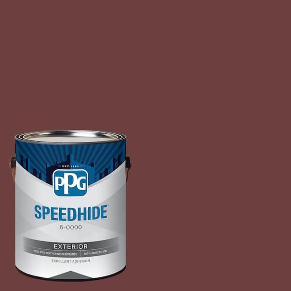 1 gal. PPG1053-7 Burgundy Wine Satin Exterior Paint