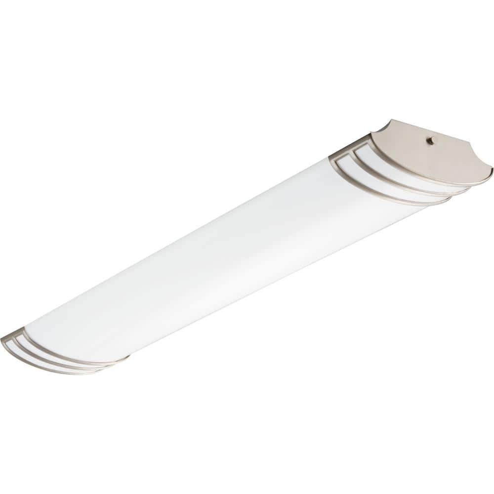 UPC 745973202920 product image for Futra 2-Light Brushed Nickel Fluorescent Ceiling Light Semi-Flush mount | upcitemdb.com