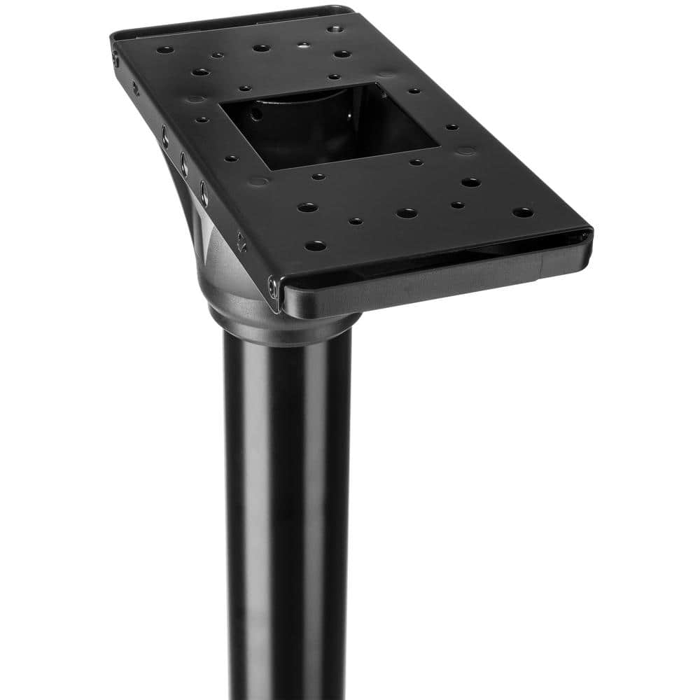 Elevado Black Galvanized Steel Decorative Mailbox Post