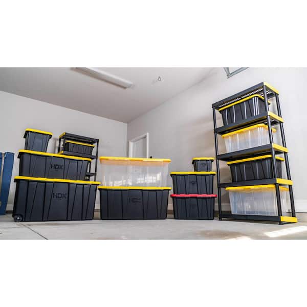 Hdx Yellow And Black 27 Hdx Bins Home Depot Home Depot Hdx Bins