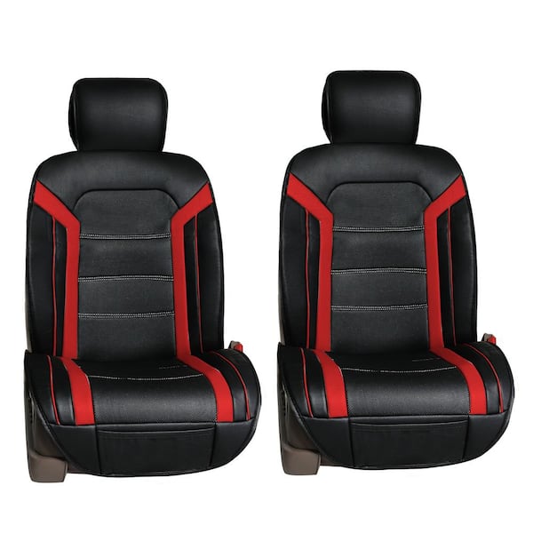 FH Group Futuristic Leather 47 in. x 23 in. x 1 in. Seat Cushions - Front Set