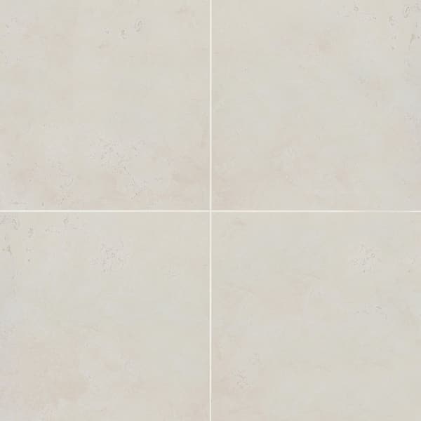 Thaddeus 32 in. x 32 in. Matte White Porcelain Tile (13.77 sq. ft./Case)