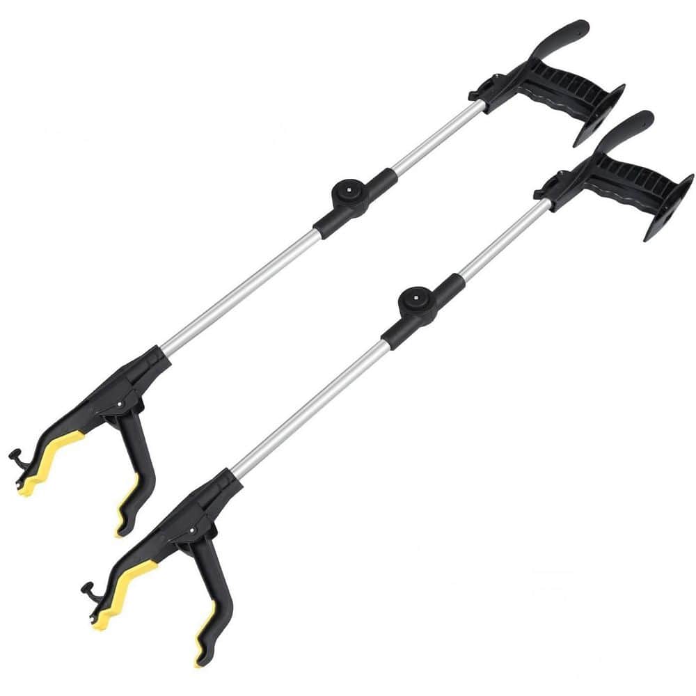 32 in. Grabber Reacher Tool 2-Pack Foldable Reacher Grabber with Shoehorn, 360° Rotating Jaw and Magnet price history on PriceWatchPro