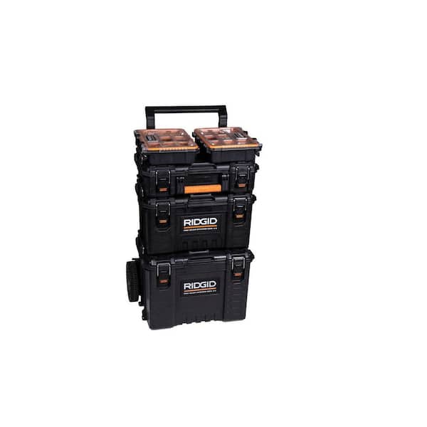 RIDGID 2.0 Pro 22 in. Gear System Rolling Tool Box and Tool Box