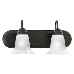 Homestead 2-Light Painted Bronze Wall Vanity Light