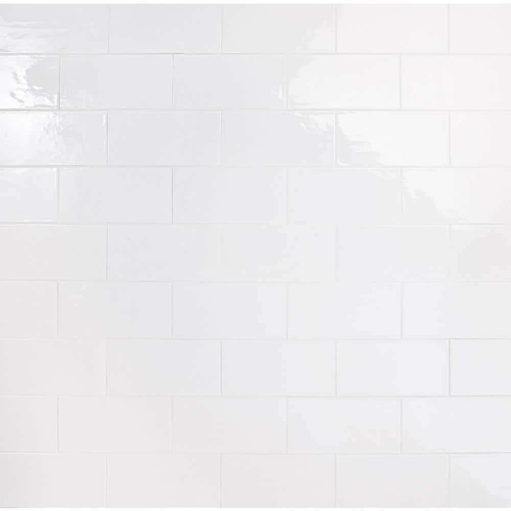 Siene White Ceramic Wall 5 in. x 10 in. Tile Sample price history on PriceWatchPro