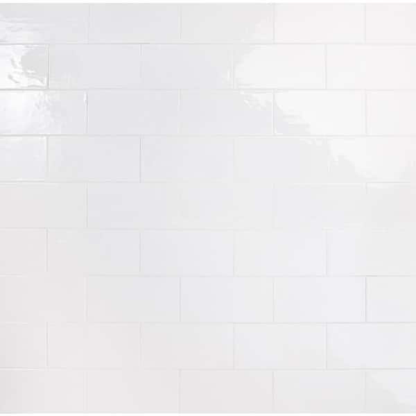 Siene White 5 in. x 10 in. Ceramic Wall Tile (28 pieces/ 10.76 sq. ft. / case)