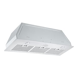 36 in. 420 CFM Ducted Built-In Range Hood with Halogen in Stainless Steel