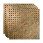 Minidome 2 ft. x 2 ft. Copper Fantasy Lay-In Vinyl Ceiling Tile (20 sq. ft.)
