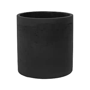 PotteryPots Eileen 11.42 in. L Black Washed Color Planter- made of ...