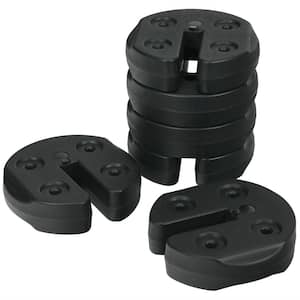 6-Pieces Weight Plates for Canopy Tent or Gazebo