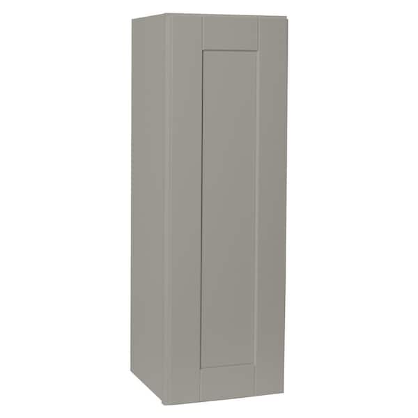 Hampton Bay Shaker Assembled 12x36x12 in. Wall Kitchen Cabinet in Dove Gray