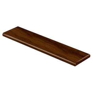 Shadow Hickory 47 in. L x 12-1/8 in. W x 1-11/16 in. T Vinyl Overlay Right Return to Cover Stairs 1 in. T