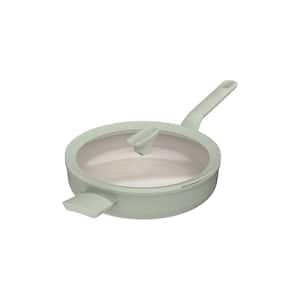 Balance 3.1 qt. Nonstick Recycled Aluminum Sauté Pan 10.25 in. with Glass Lid Sage