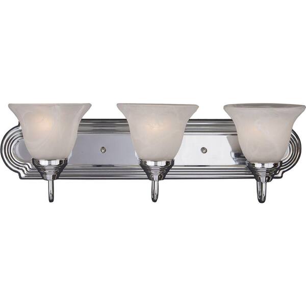 Maxim Lighting Essentials 3-Light Polished Chrome Bath Vanity 8013MRPC ...