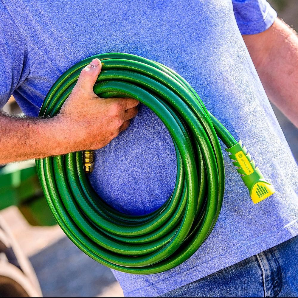 Green 50 ft Heavy-Duty Kink-Free Garden Hose
